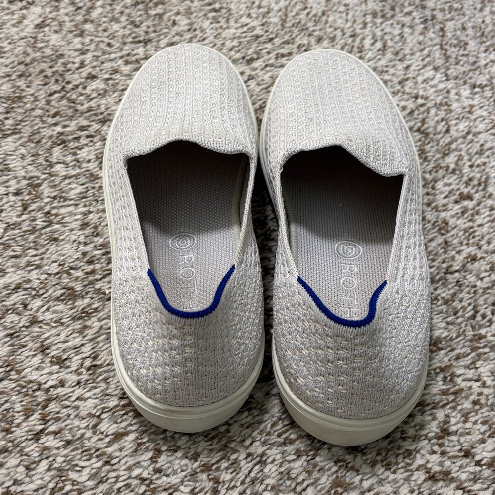 Rothy's Salt Honeycomb The Original Slip On Sneakers 8.5 - Picture 3 of 9